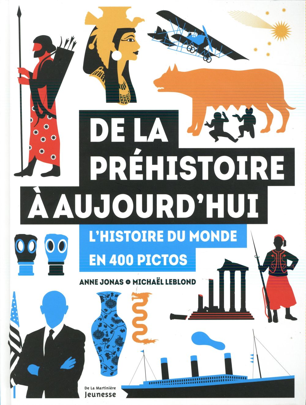 De la préhistoire à aujourd'hui. L'histoire du monde en 400 pictos
