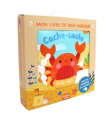 CACHE-CACHE A LA MER - MON LIVRE DE BAIN MAGIQUE