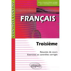 Français 3e Contrôle continu