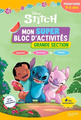 Mon super bloc d'activités Stitch Grande Section. Maternelle 5-6 ans