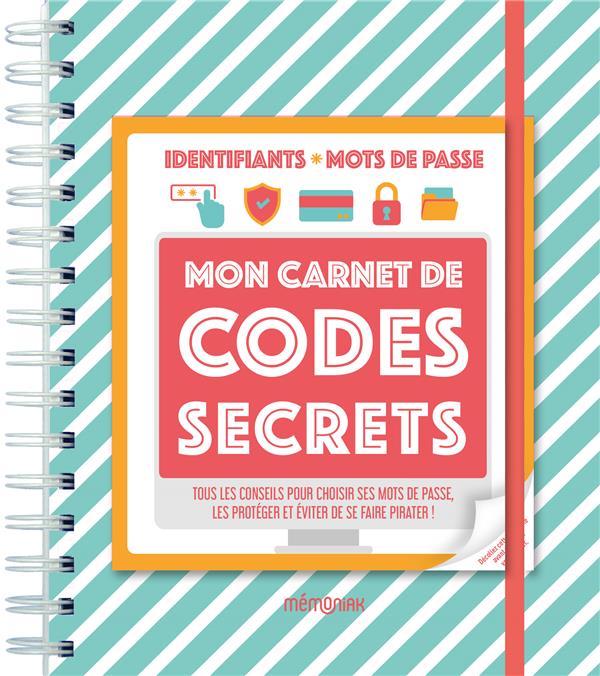 Mon carnet de codes secrets. Edition 2021