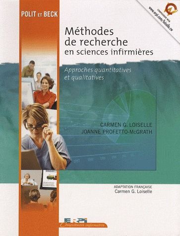 Méthodes de recherche en sciences infirmières. Approches quantitatives et qualitatives