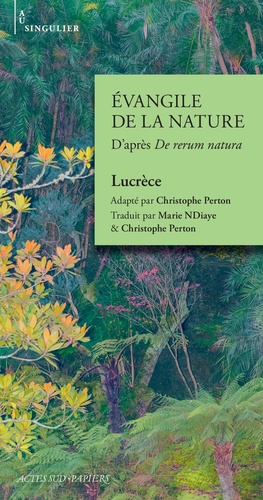 Evangile de la nature. D'après De rerum natura