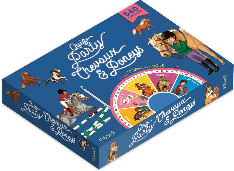 Quiz party chevaux & poneys. Contient 540 questions