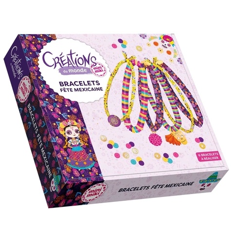 Bracelets fête Mexicaine. 6 bracelets à réaliser