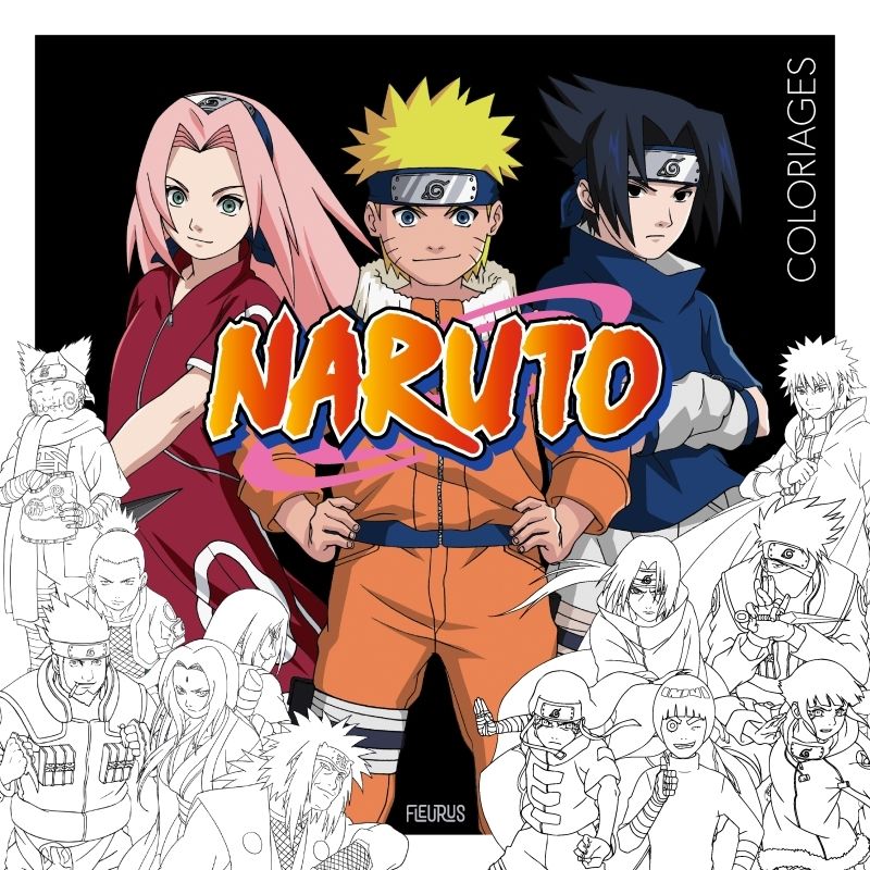 Livre de coloriages Naruto