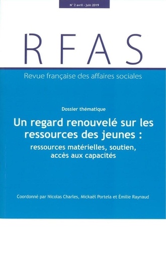 Revue française des affaires sociales N° 2/2019 : Un regard renouvelé sur les ressources des jeunes