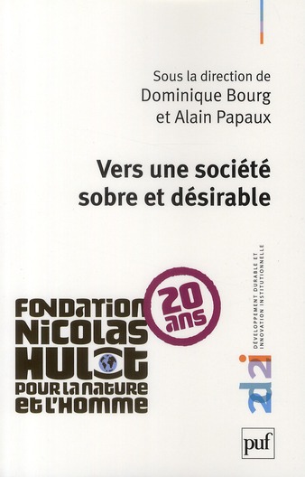 Vers une société sobre et désirable