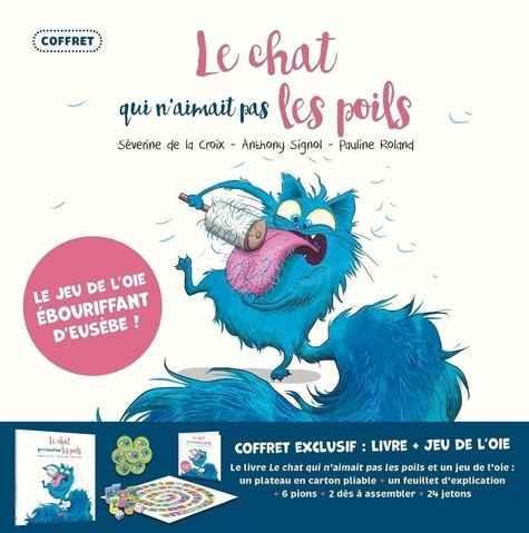 Le chat qui n'aimait pas les poils. Avec 1 jeu de l'oie