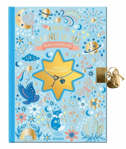 Mon carnet secret bijou scintillant. Avec 1 collier et 1 charm