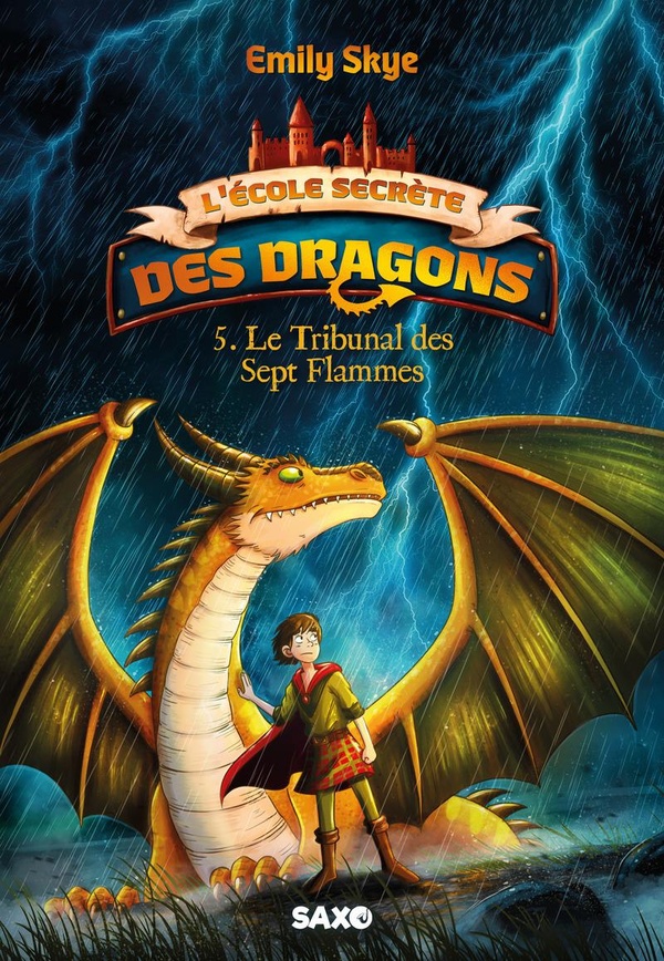 L'école secrète des dragons Tome 5 : Le tribunal des sept flammes