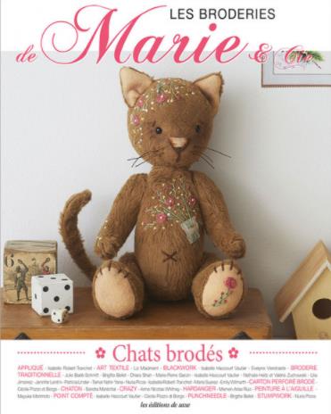 Les broderies de Marie & Cie N° 17 : Chats brodés