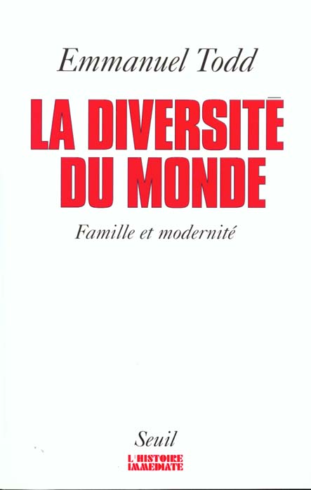 La diversité du monde. Structures familiales et modernité