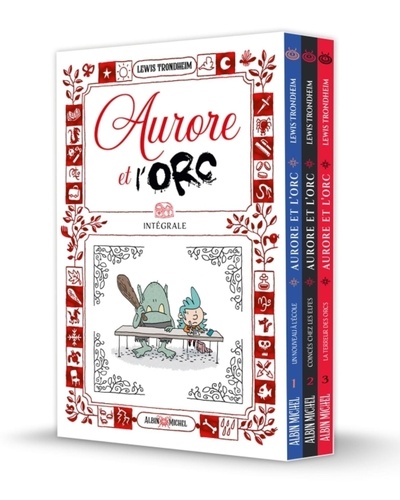 Aurore et l'Orc Intégrale : Coffret 3 Volumes : Tome 1, Un nouveau à l'école ; Tome 2, Coincés chez