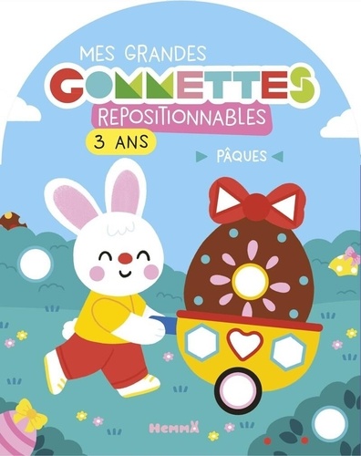 Mes grandes gommettes repositionnables Pâques
