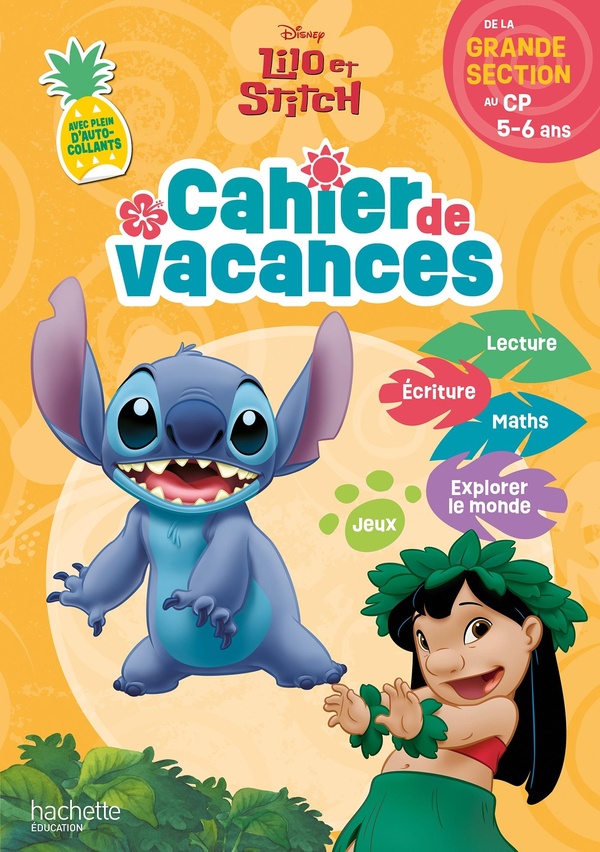 Lilo et Stitch. Cahier de vacances de la grande section au CP, Edition 2025