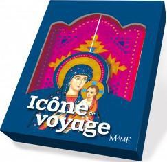 Petite icône de la Vierge à l'enfants. Coffret avec une icône, un livret de prières et une pochette