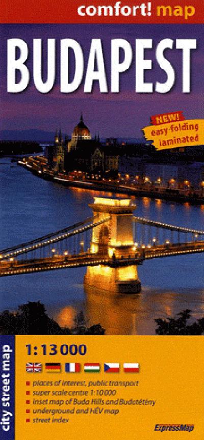 BUDAPEST 1/13.000 (COMFORT !MAP)