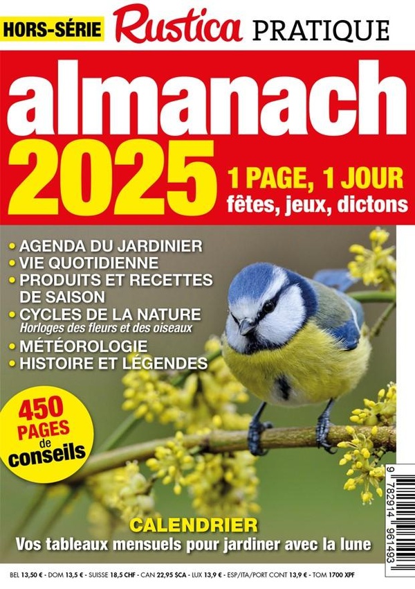 Rustica pratique Hors-série : Almanach. Edition 2025