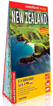 NOUVELLE ZELANDE 1/1M (GB) (COMFORT !MAP, LAMINEE)