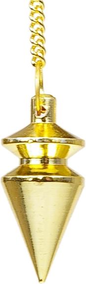 PENDULE TRIAK EN LAITON DORE