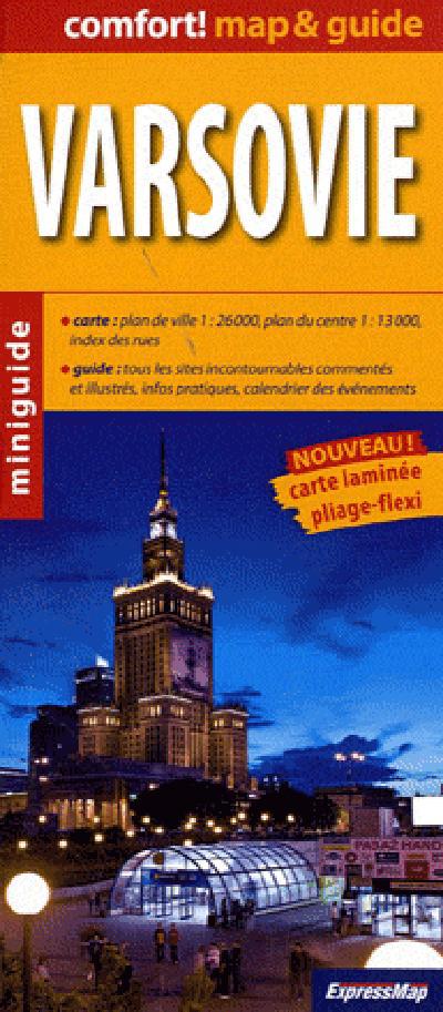 VARSOVIE (COMFORT !MAP&GUIDE, CARTE LAMINEE)
